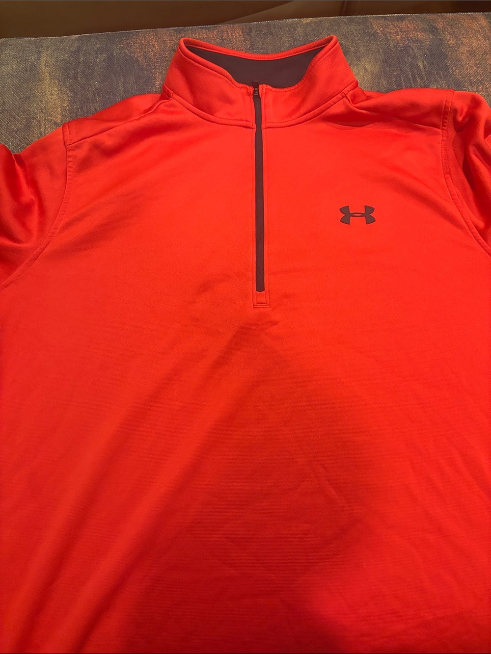 Under Armour Men’s Bright Red Quarter-Zip Performance Pullover